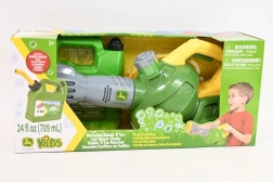 TOMY John Deere detský fúkač lístia s bublifukom