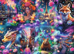 Trefl Puzzle Premium Plus Farebný svet 8000 dielikov