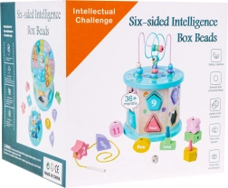 Drevená multikocka vzdelávacia hračka 4v1 pre deti