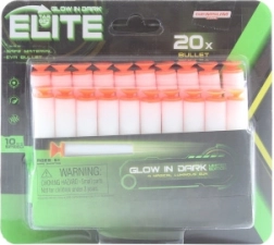 Svietiace penové náboje s prísavkou – sada 20 ks