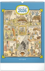 Nástenný kalendár Josef Lada 2026