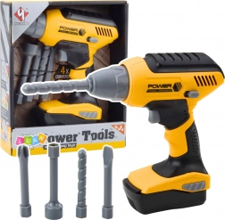 Interaktívna Aku Vŕtačka s LED Svetlom a Vymeniteľnými Bitmi