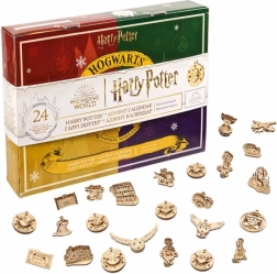 Ugears 3D drevené mechanické puzzle Harry Potter Adventný kalendár