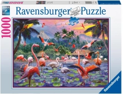 Ravensburger puzzle Pink Flamingos 1000 dielikov