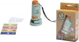 Vreckový mikroskop so svetlom 60-180x