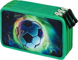 Školský peračník trojposchodový Futbalová Lopta