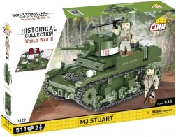 Stavebnica tanku M3 Stuart – 511 dielikov