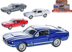 Kovový model auta Ford Shelby GT500 1967 1:38 s otváracími dverami a pull-back