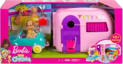 Barbie Chelsea kempingová karavanová súprava s bábikou a psíkom
