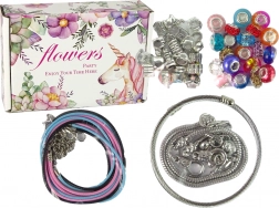 Súprava na výrobu šperkov s korálkami a náramkami