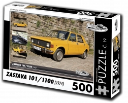 Retro-autá puzzle Zastava 101/1100 (1974) – 500 dielikov