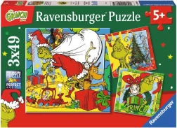 Ravensburger Puzzle Grinch 3x49 dielikov