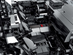 Stavebnica športové auto M‑Sports, sivé, 1356 dielikov