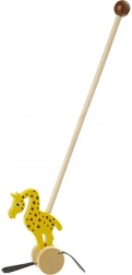 drevená žirafa na tlačenie Nature Planet