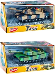 Tank na batérie so zvukom a svetlom