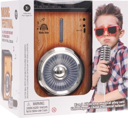 Detský karaoke zosilňovač s Bluetooth a mikrofónom
