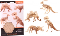 3D drevené puzzle dinosaurus