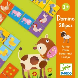 Djeco Domino Granja: Detská vzdelávacia hra so zvieratami