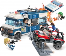 Stavebnica Mine City Polícia Únosca odhalený