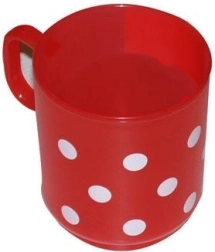 Plastový matný hrnček 0,25 l s potlačou – mix farieb
