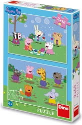 Puzzle PEPPA PIG a kamaráti 2×48 dielikov