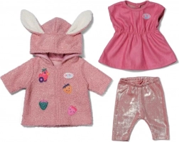 baby born sada kabátik a šaty pre bábiku 43 cm