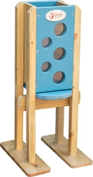 Drevený pieskový panel do pieskoviska CLASSIC WORLD žltý od 3 rokov