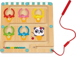 Magnetická hra Natoč zmrzlinu pre deti