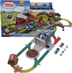 Fisher-Price Tomáš a priatelia železničná dráha Doručenie sudov nalož a vystreľ s lokomotívou Tomáš