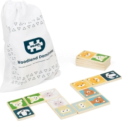 Drevené domino Lesné zvieratká