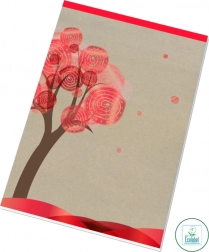 Linajkový poznámkový blok A5 PAPÍRNY BRNO, 50 listov