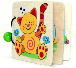 Drevená kniha Zvieratká od Hess