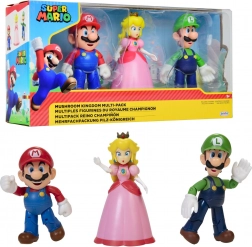 Super Mario figúrky Mario, Luigi a princezná Peach 12 cm