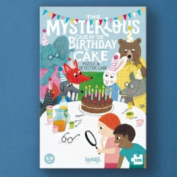 Detektívne puzzle 100 dielikov LONDJI – Kto zjedol narodeninovú tortu?