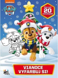 Omaľovánka A4 PAW PATROL Vianoce