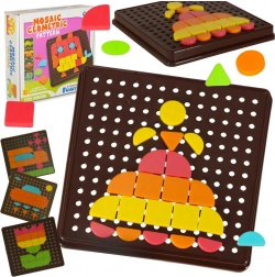 Mozaiková kreatívna skladačka geometrické tvary 170 dielikov
