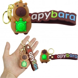 Prívesok Kapybara s korytnačkou