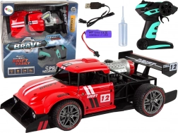 RC športové auto 1:16 s efektom pary – Červené