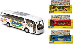 Kovový autobus s pohonom Pull Back Kinsmart