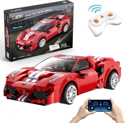 Stavebnica CADA diaľkovo ovládané závodné auto 488 race car, 306 dielov, dual mode