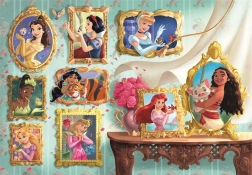 Clementoni puzzle Disney princezné obrazová galéria 1000 dielikov