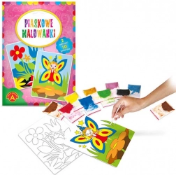 Pieskové obrazy Víla, Kvety