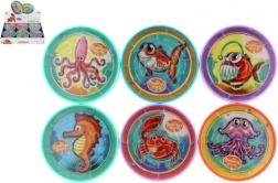 Guľôčkový labyrint Morský svet – vrecková balančná hra (mix motívov)