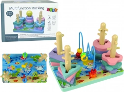 Drevené Kocky Morský Svet Edukačné Guličky