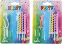 Párty sviečka číslo 1 so 4 sviečkami