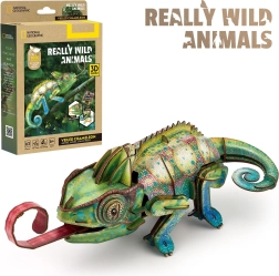 CubicFun 3D puzzle National Geographic chameleón, 63 dielikov