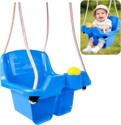 Detská vedierková hojdačka modrá