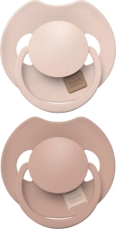 Silikónové dynamické cumlíky LOVI PRIME 18m+ Nude/Blush – 2 ks