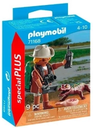 Playmobil Special Plus výskumník s mladým kajmanom