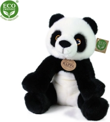Plyšová panda sediaca 27 cm eco‑friendly